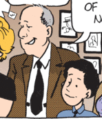 A smirk and a random kid.