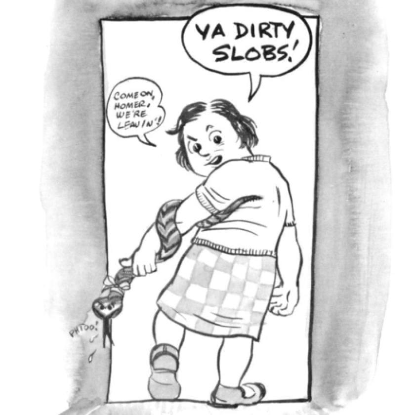 Marie Severin Self Portrait. Circa 1955